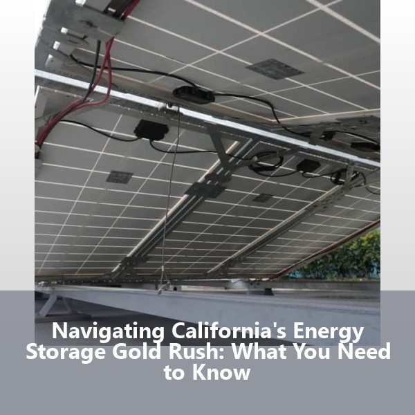 Navigating California's Energy Storage Gold Rush: What You Need to Know